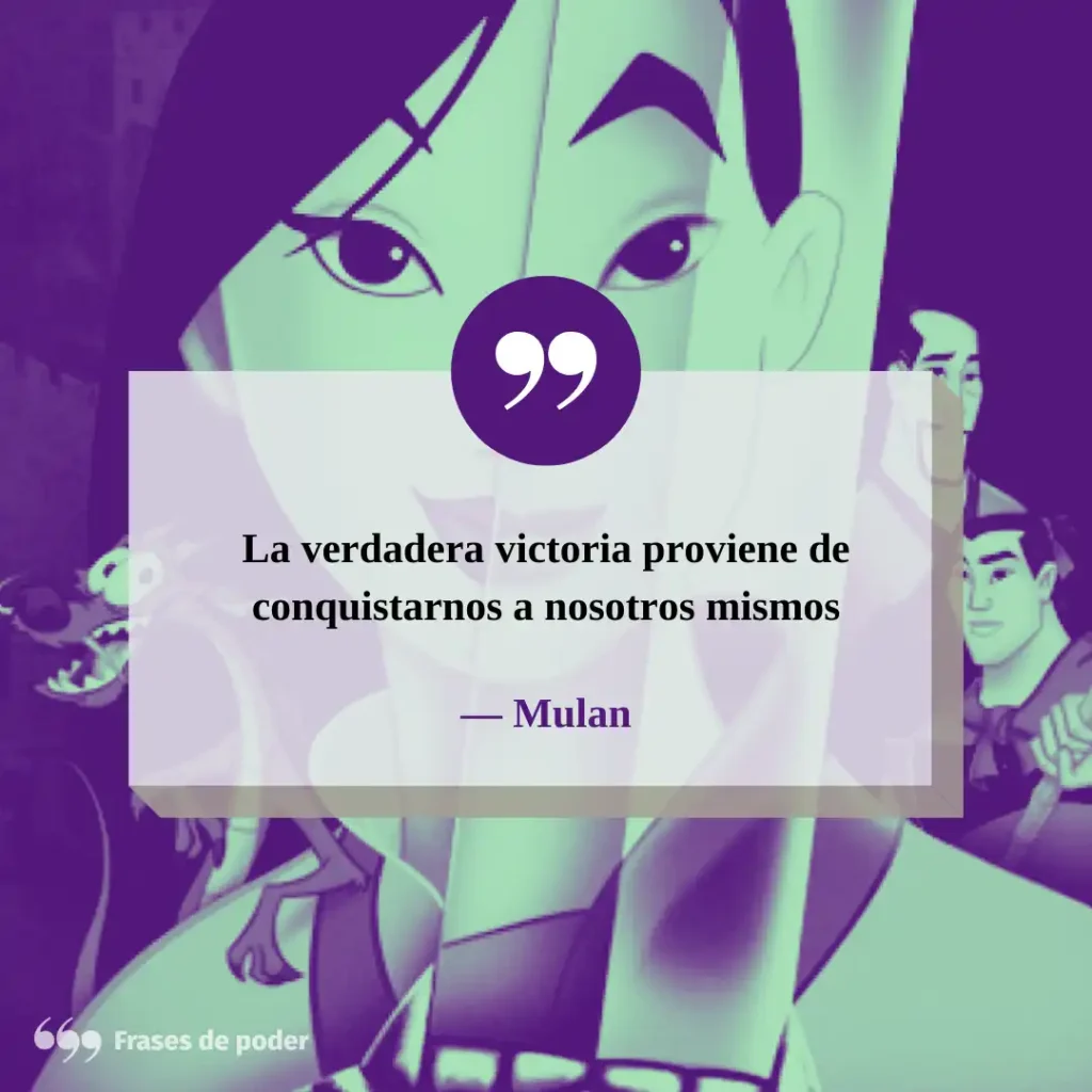 Frases de la película Mulan