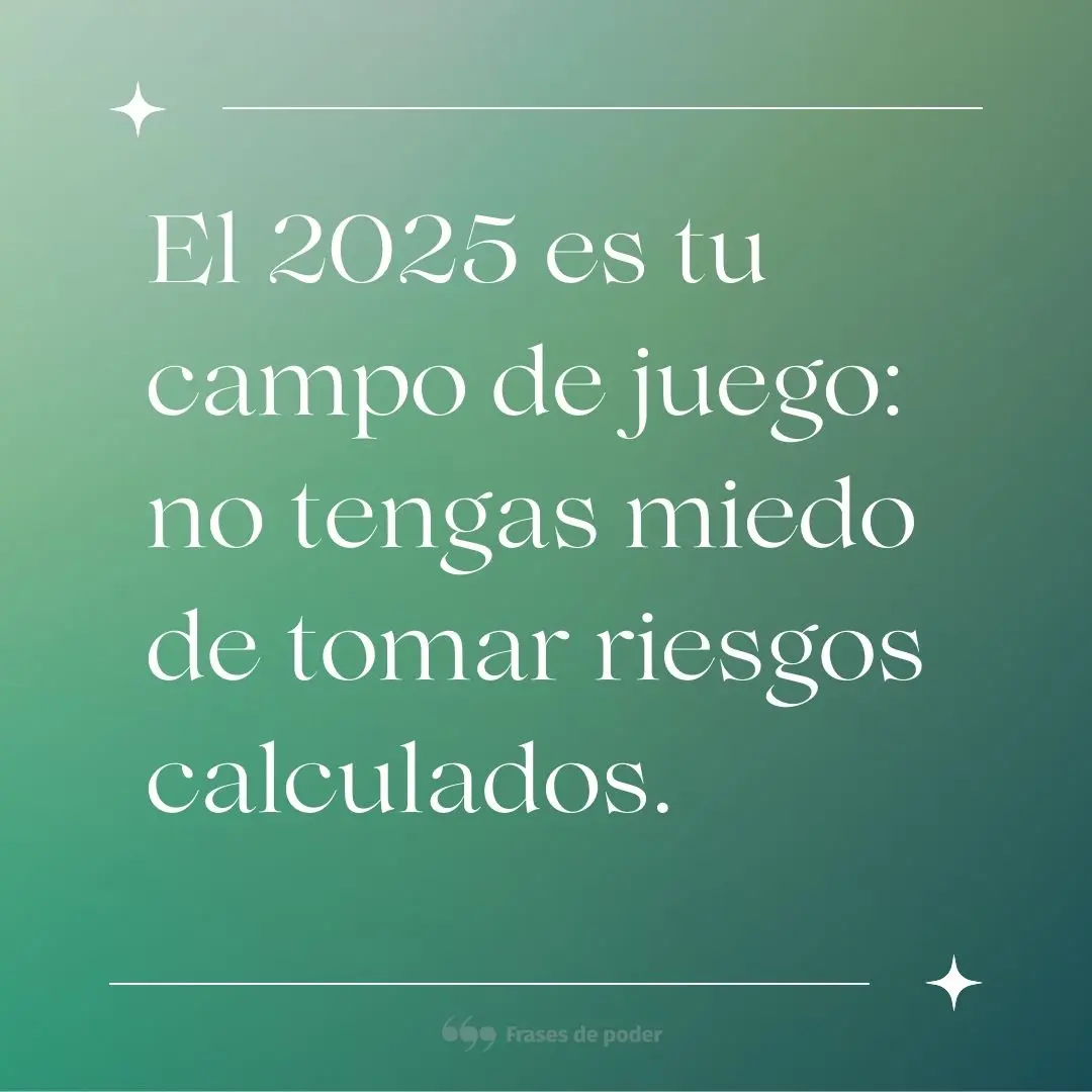 Frases para empezar año